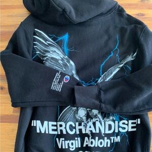 Exclusive Virgil Abloh x Off-White x Travis Scott 2017 Hoodie – Size Large